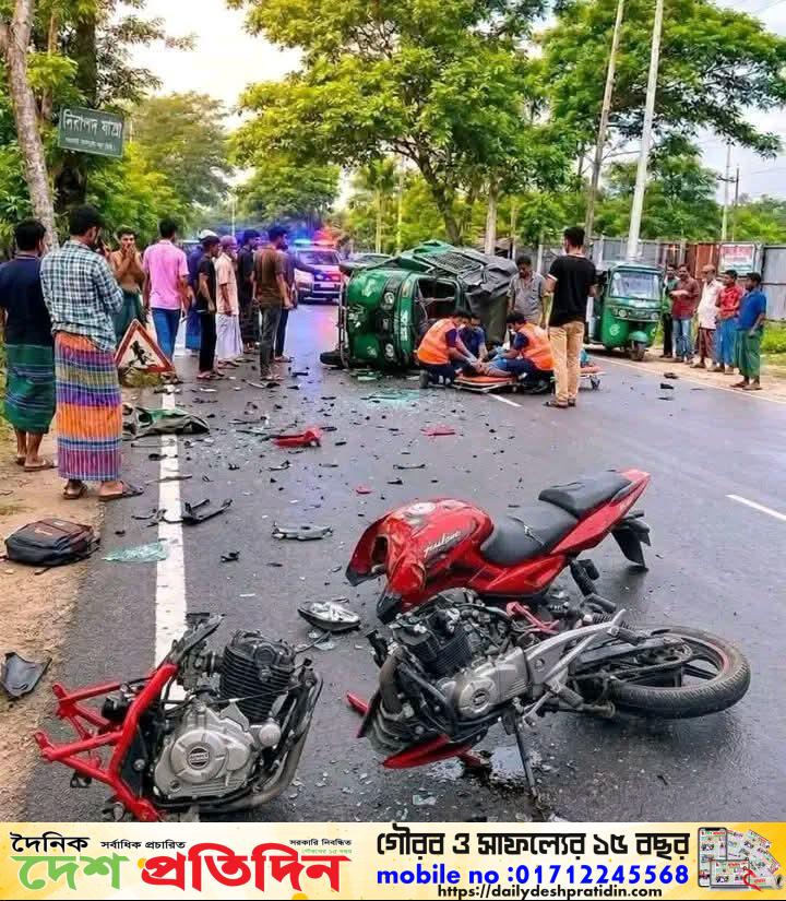 বেপরোয়া বাইক কেড়ে নিল প্রাণ