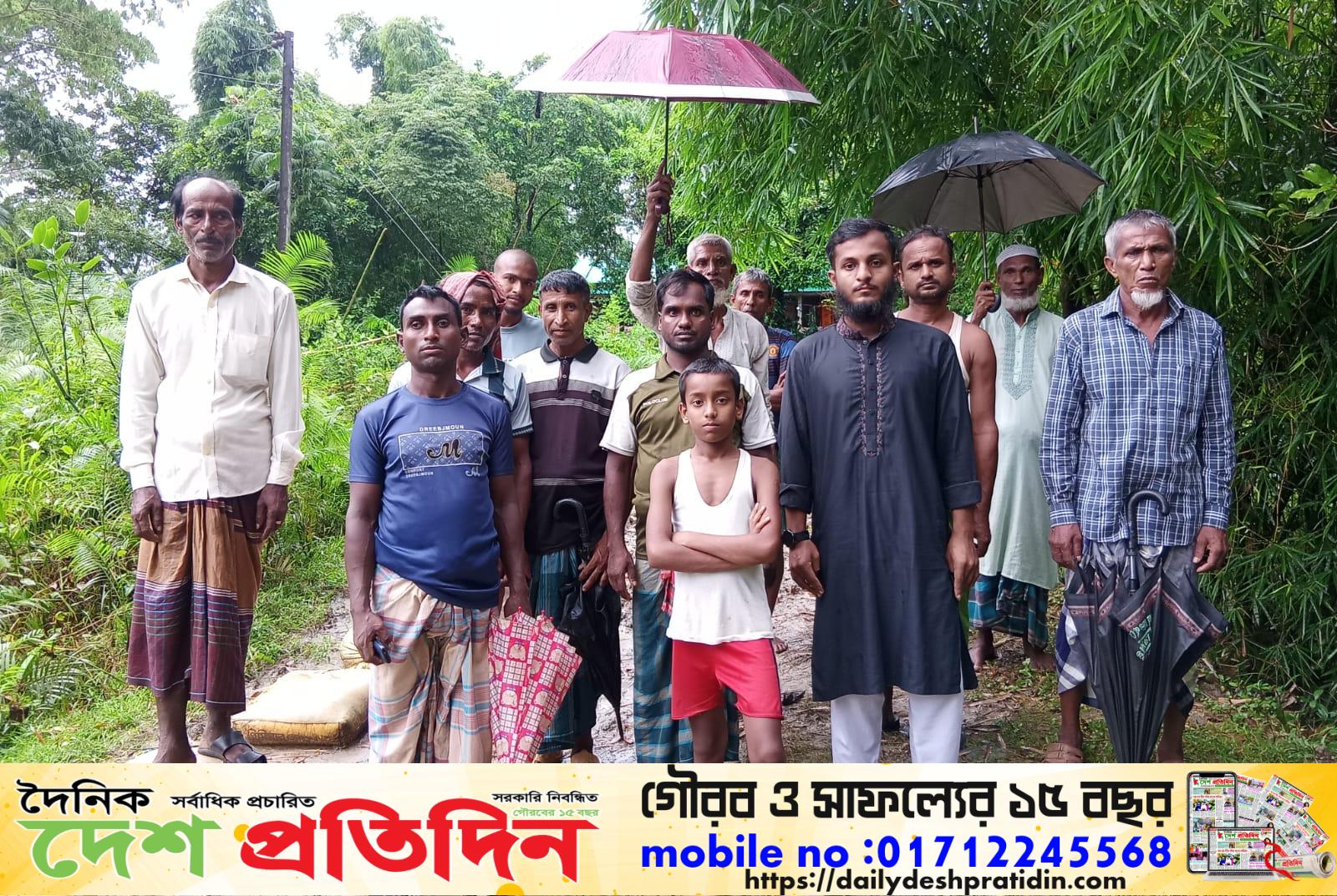 সুনামগঞ্জের রংগাচর ১ নং ওয়ার্ডের রাস্তা সংস্কার নিয়ে সংবাদ প্রকাশ হওয়ায় এলাকাবাসী ও দেশ প্রতিদিনকে শুভেচ্ছা জানান স্থানীয় এমপি