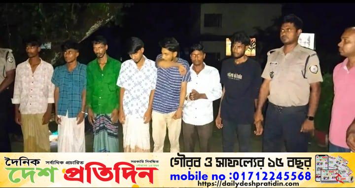 কাজিপুরে মাদক বিরোধী যৌথ অভিযানে ৭ জনের কারাদন্ড
