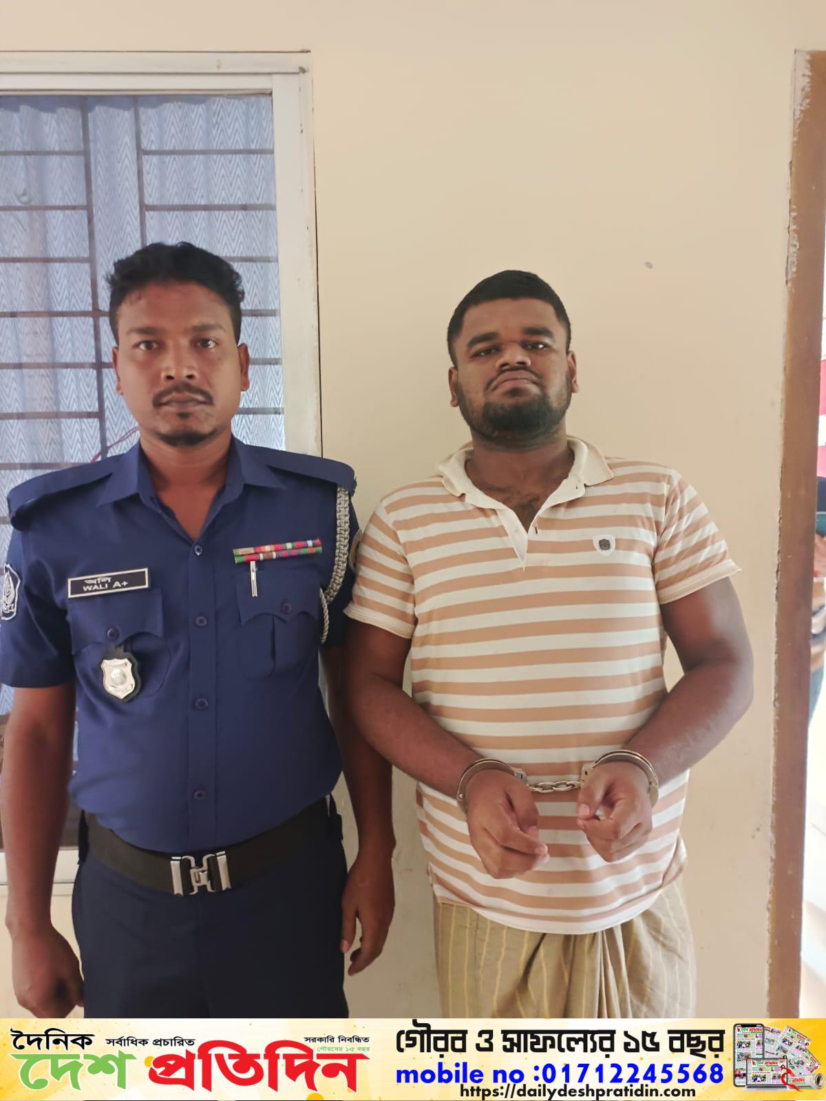শশীভুষনে ইয়াবা সহ যুবলীগ নেতা শাহরিয়ার শান্ত গ্রেফতার