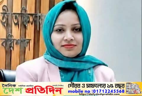 ব্যতিক্রমী দৃষ্টান্ত স্থাপন করলেন চরফ্যাশনের নির্বাহী অফিসার রুমানা আফরোজ