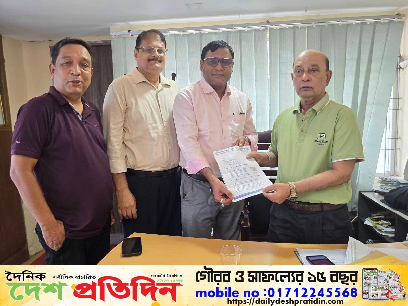 স্ট্রিট ফুডের স্বাস্থ্যঝুঁকি রোধ ও আইনি তদারকি নিশ্চিতকরণে চট্টগ্রাম প্রেস ক্লাব সভাপতির সাথে সার্ক মানবাধিকার ফাউন্ডেশনের মতবিনিময়