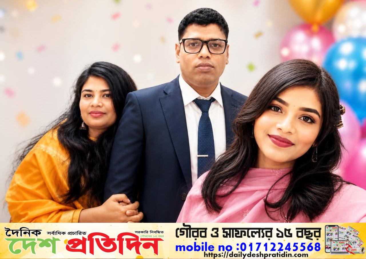 সাংবাদিক আবু সালেহর কন্যা ইকতিদা আহমেদ সামিহা দাউদ পাবলিক স্কুল অ্যান্ড কলেজ থেকে বিজ্ঞান বিভাগে জিপিএ-৫ অর্জন-দৈনিক দেশ প্রতিদিন পরিবারের শুভেচ্ছা দোয়া কামনা