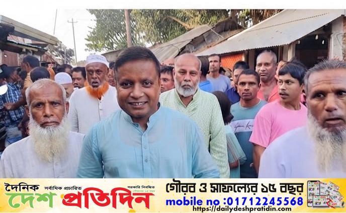 আসন্ন ইউপি নির্বাচন: আওলাইয়ে গণসংযোগ ও পথসভা করলেন সমাজসেবক কাদের মন্ডল