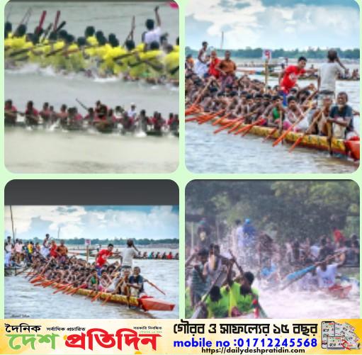 বিরাট নৌকা প্রতি প্রতিযোগিতা কে ঘিরে এক আনন্দ শুভ যাত্রা