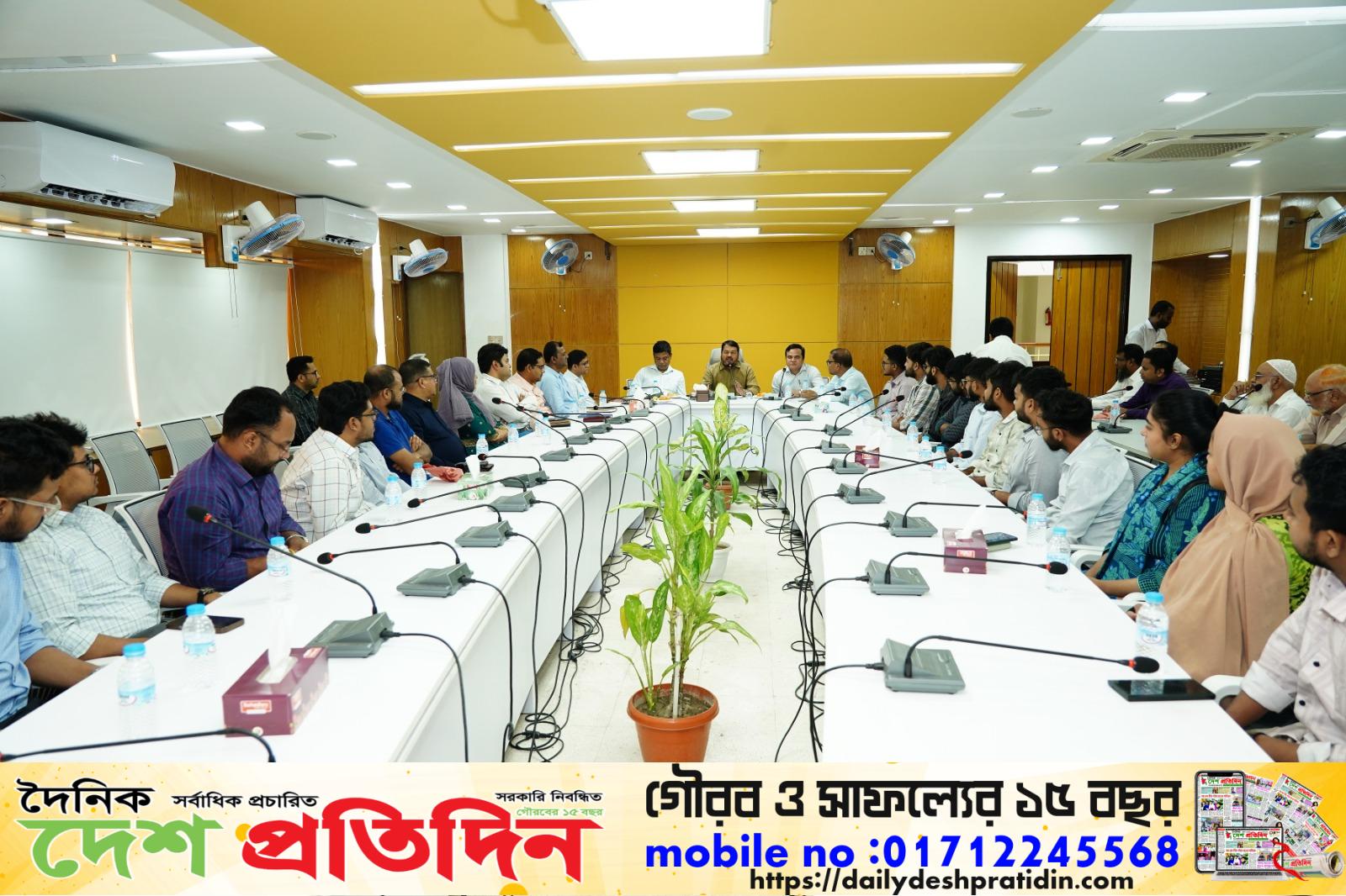 প্রশাসক মাহফুজুর রহমান রিটন মহোদয়ের উদ্যোগে রাসিকে প্রথমবারের মতো ইন্টার্নশিপের সুযোগ পেলেন রুয়েট শিক্ষার্থীর