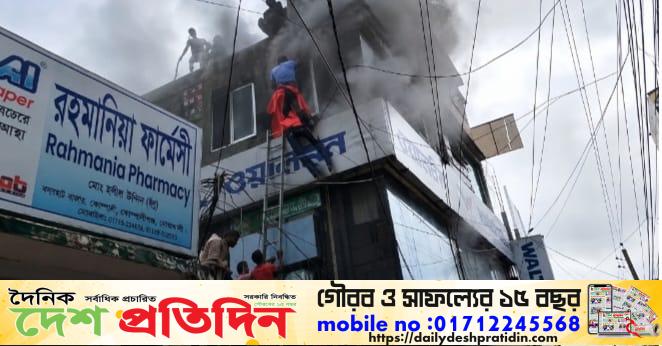 কোম্পানীগঞ্জ,বসুরহাটে শাহজালাল মার্কেটে ভয়াবহ আগুন, ব্যাপক ক্ষয়ক্ষতি, আহত ২ 