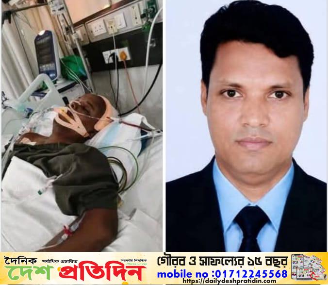 লালমনিরহাটে বখাটেদের আঘাতে আহত- অনলাইন জুয়ার বিরুদ্ধে প্রতিবাদী সেই শিক্ষক আরিফুল ইসলামের চির বিদায়