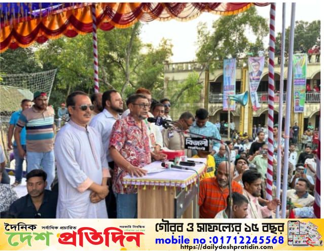 ফ্যাসিষ্ট শেখ হাসিনা এ দেশের গণতন্ত্রকে ধ্বংস করেছে:সাবেক এমপি সরদার সাখাওয়াত হোসেন বকুল