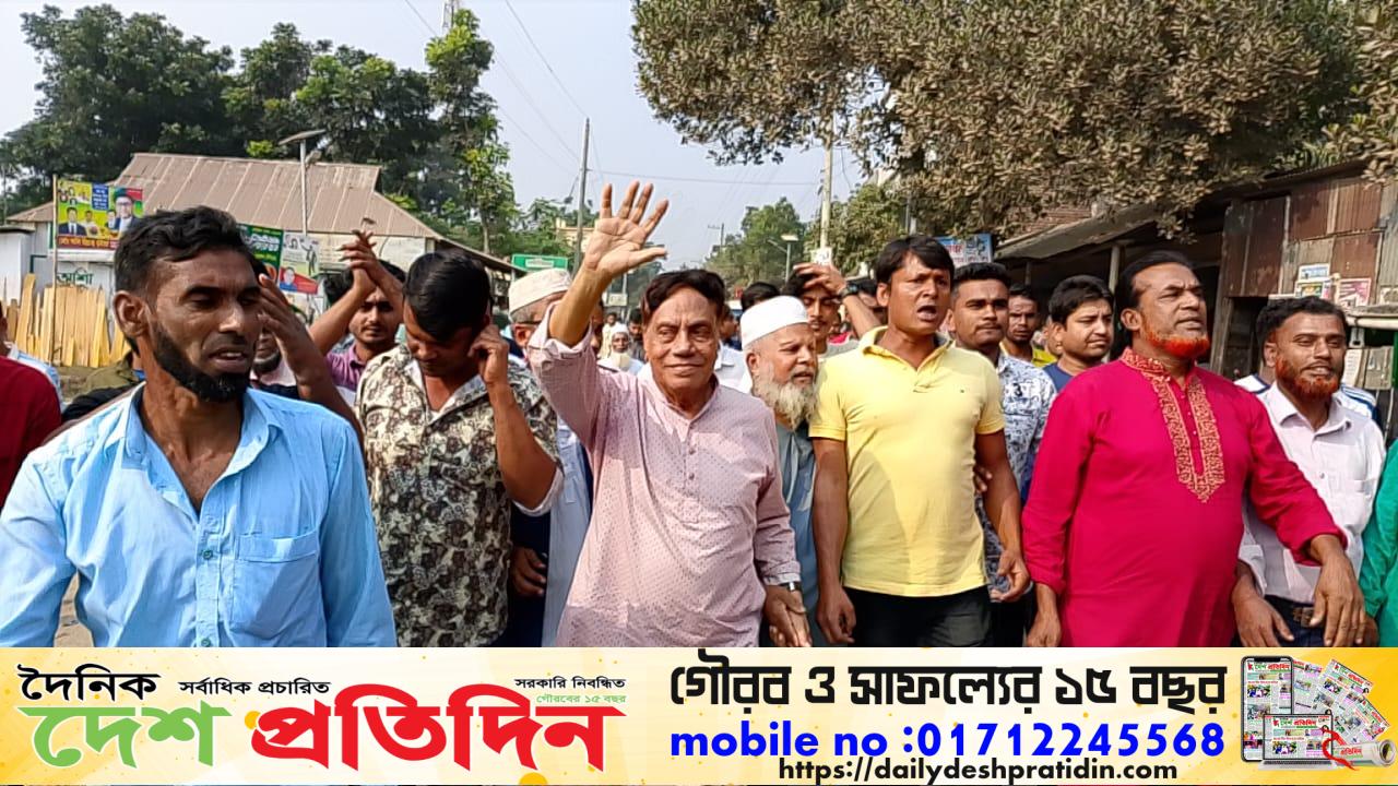 মনোহরদীতে গন সংযোগ করেন বীর মুক্তিযোদ্ধা কর্নেল অব. জয়নুল আবেদীন
