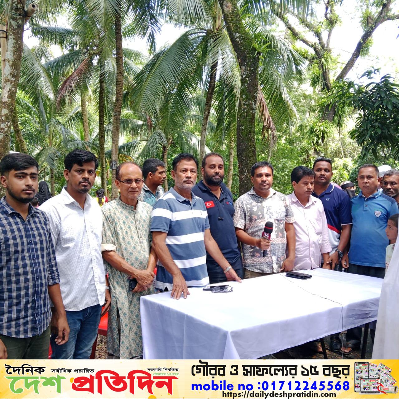 নোয়াখালীর চাটখিল উপজেলার সাহাপুর ইউনিয়নের পুরুষোত্তমপুর প্রাইমারী স্কুলে তুর্কি এম্বাসি এর সৌজন্যে ফ্রী মেডিক্যাল ক্যাম্প