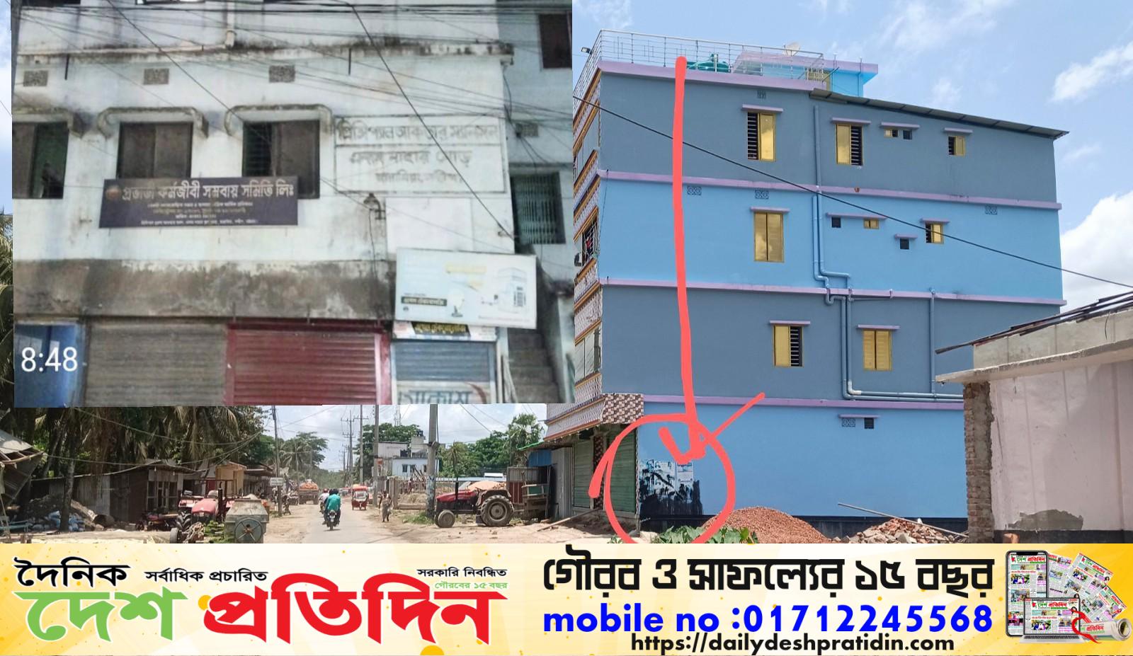 চট্টগ্রাম এর সন্দ্বীপে সড়কের উপর এখনো দণ্ডায়মান অবৈধ স্থাপনা, প্রশাসনের নীরব ভূমিকা
