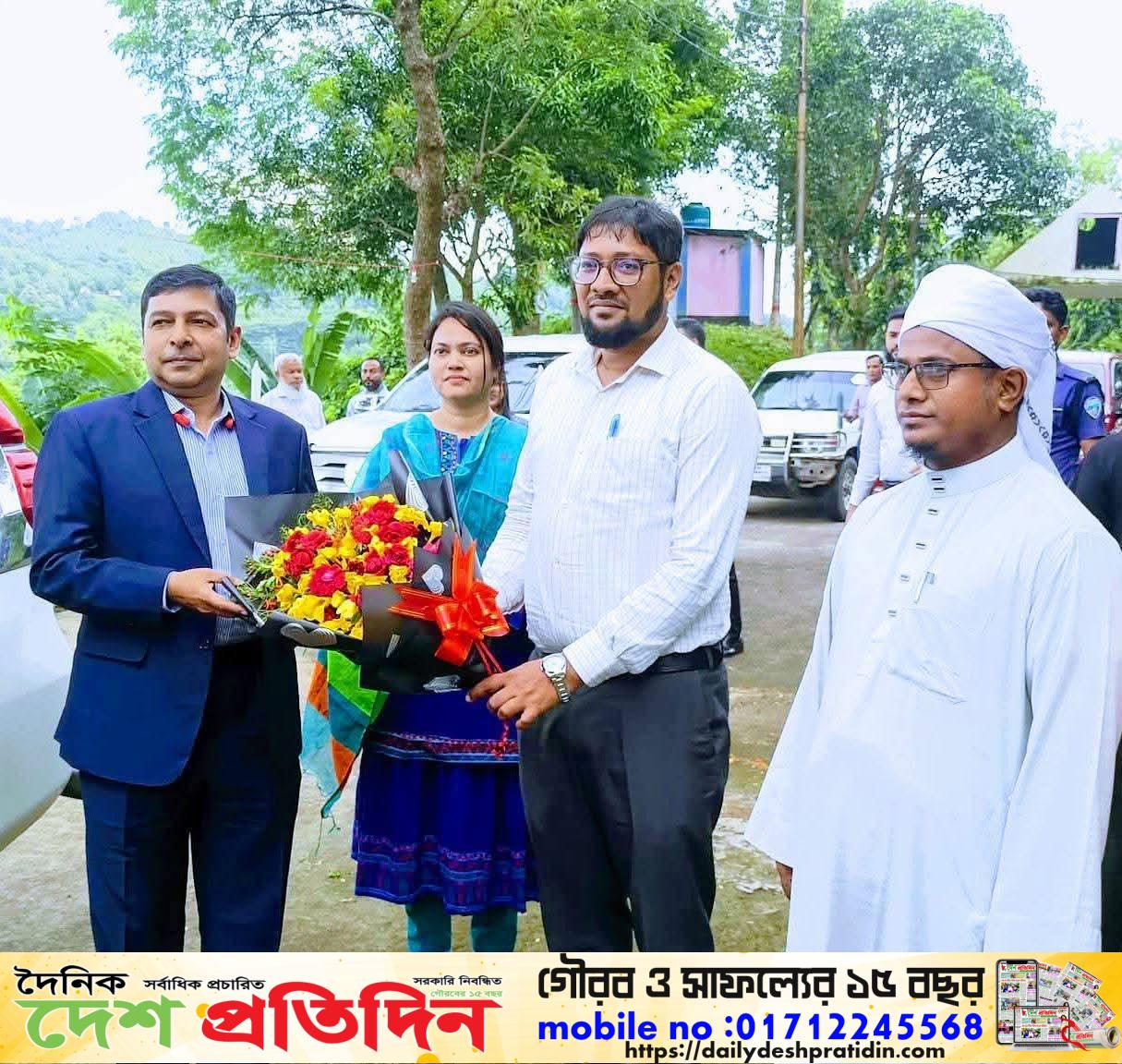 লামা উপজেলা পরিদর্শন করলেন চট্টগ্রাম বিভাগীয় কমিশনার মো. জিয়া উদ্দিন