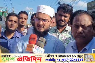 কুলাউড়ার রবির বাজারের কাঁচা বাজারে অবৈধ স্থাপনা সরাতে তিন দিন সময় দিলেন ম্যাজিস্ট্রেট