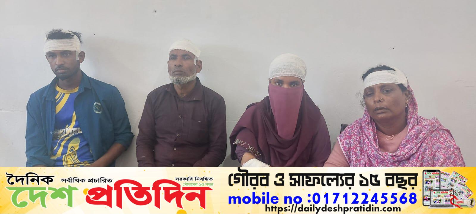 ওসমানীনগরে বসতবাড়িতে হামলা: আহত ৪ স্বর্ণালঙ্কার লুট 