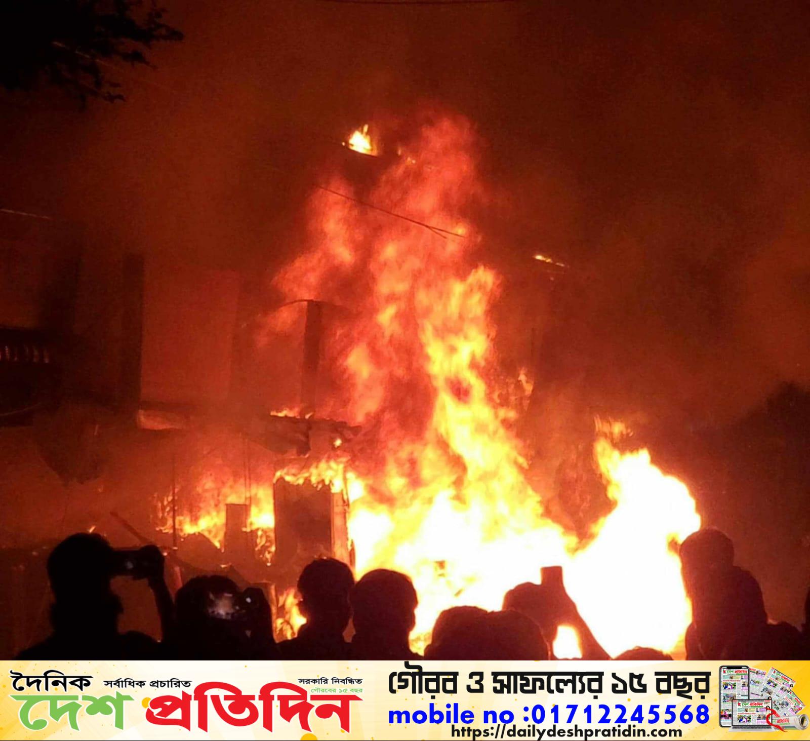কেরানীগঞ্জে হোটেলে গ্যাস সিলেন্ডার বিস্ফোরণ:  নিহত ৪, আহত ১০