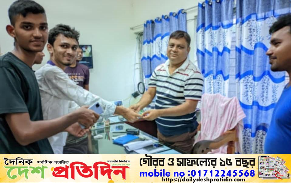 রামপালে নবাগত ওসির সাথে এসএম হাবিবুর রহমানের সৌজন্য সাক্ষাৎ