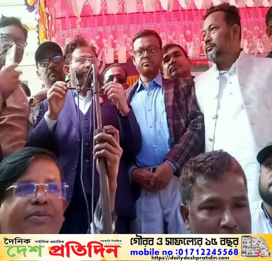 এয়োদশ জাতীয় সংসদ নির্বাচনী জনসভায় বক্তব্য রাখলেন ভিপি আইনুল হক