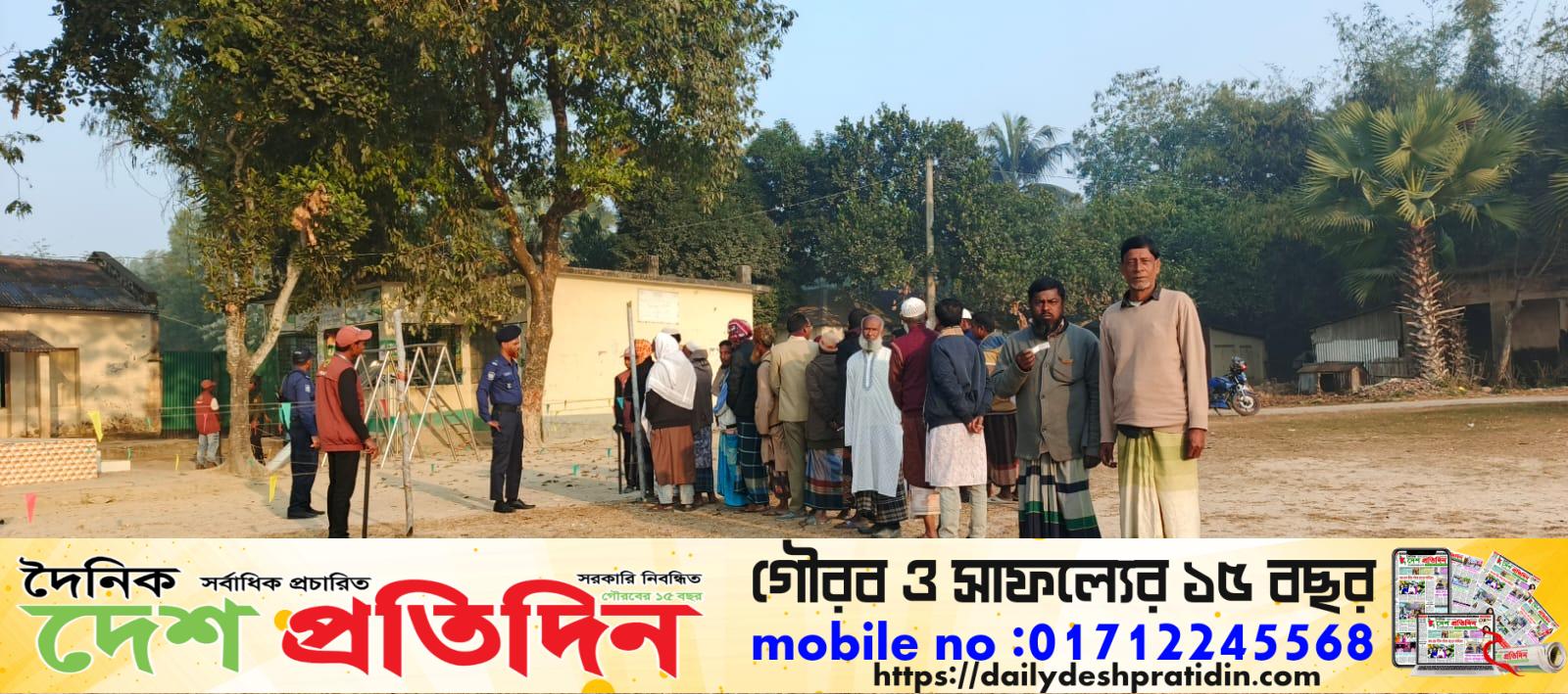 সুন্দর ও সুশৃংখলভাবে ভোটগ্রহণ শুরু