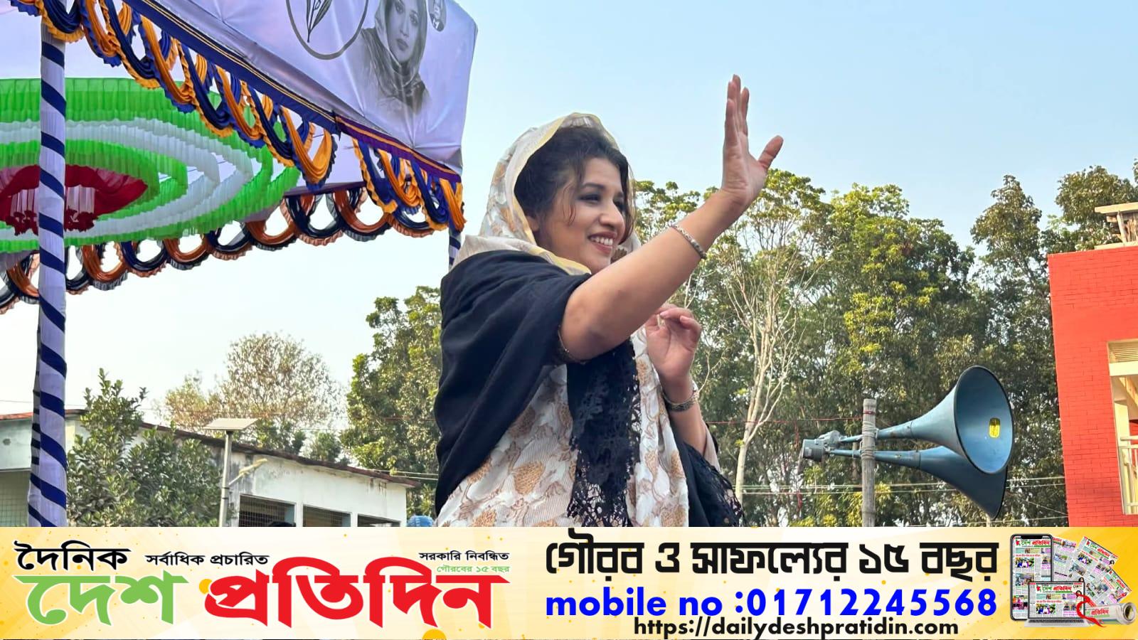 ফরিদপুর-২: বিএনপির মনোনীত প্রার্থী শামা ওবায়েদ বিজয়ী