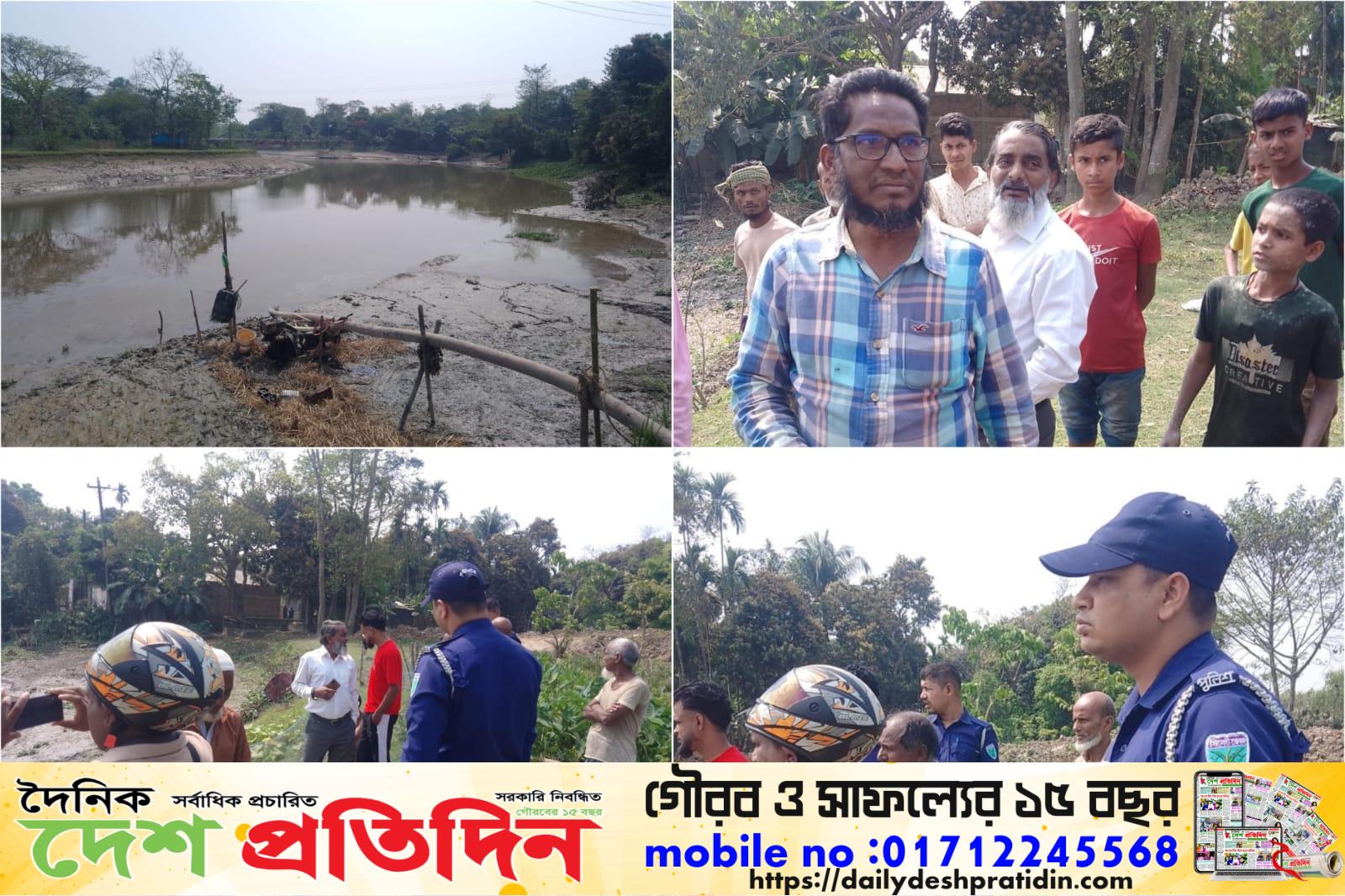 মুনিয়া নদীতে অবৈধ পানি সেচ করে মাছ শিকার, মোবাইল কোর্টে অভিযান