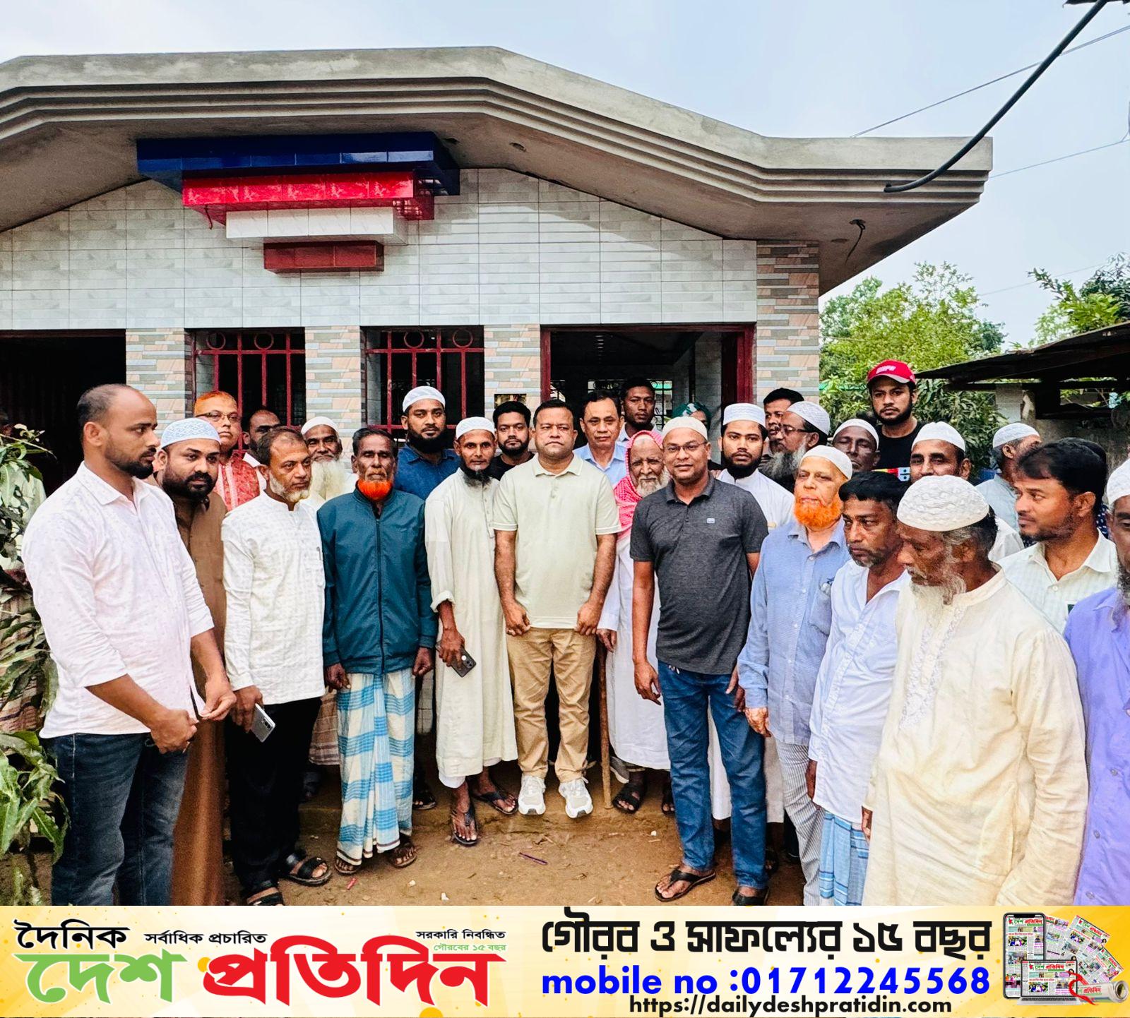 মাটিরাঙ্গা পৌরসভার ২ নং ওয়ার্ড নবীনগর জামে মসজিদের ওযু খানার “শুভ উদ্বোধন”