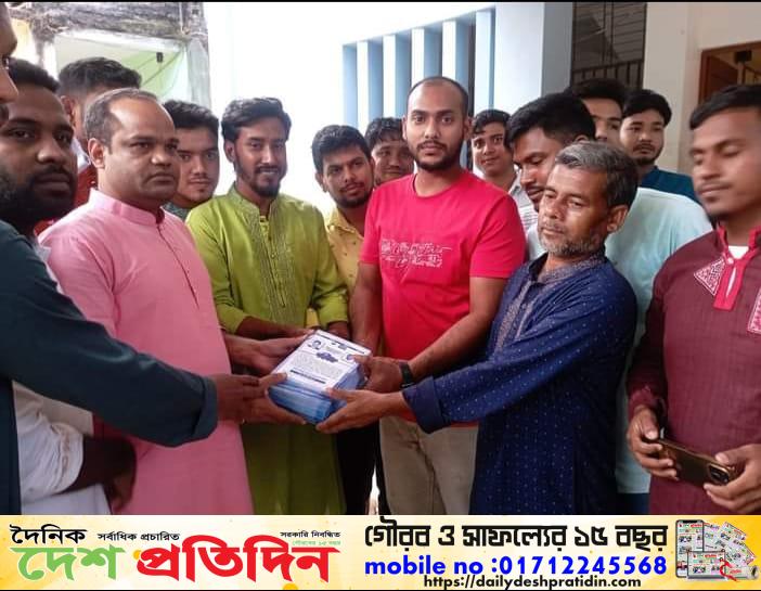 গনঅধিকার পরিষদের নেমপ্লেট বিতরণ