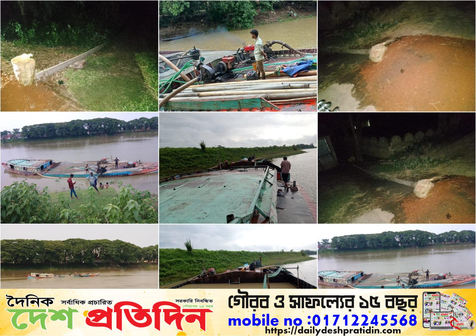 কুশিয়ারা নদীতে অবৈধ বালু উত্তোলনের অভিযোগ প্রশাসনের হস্তক্ষেপ দাবি