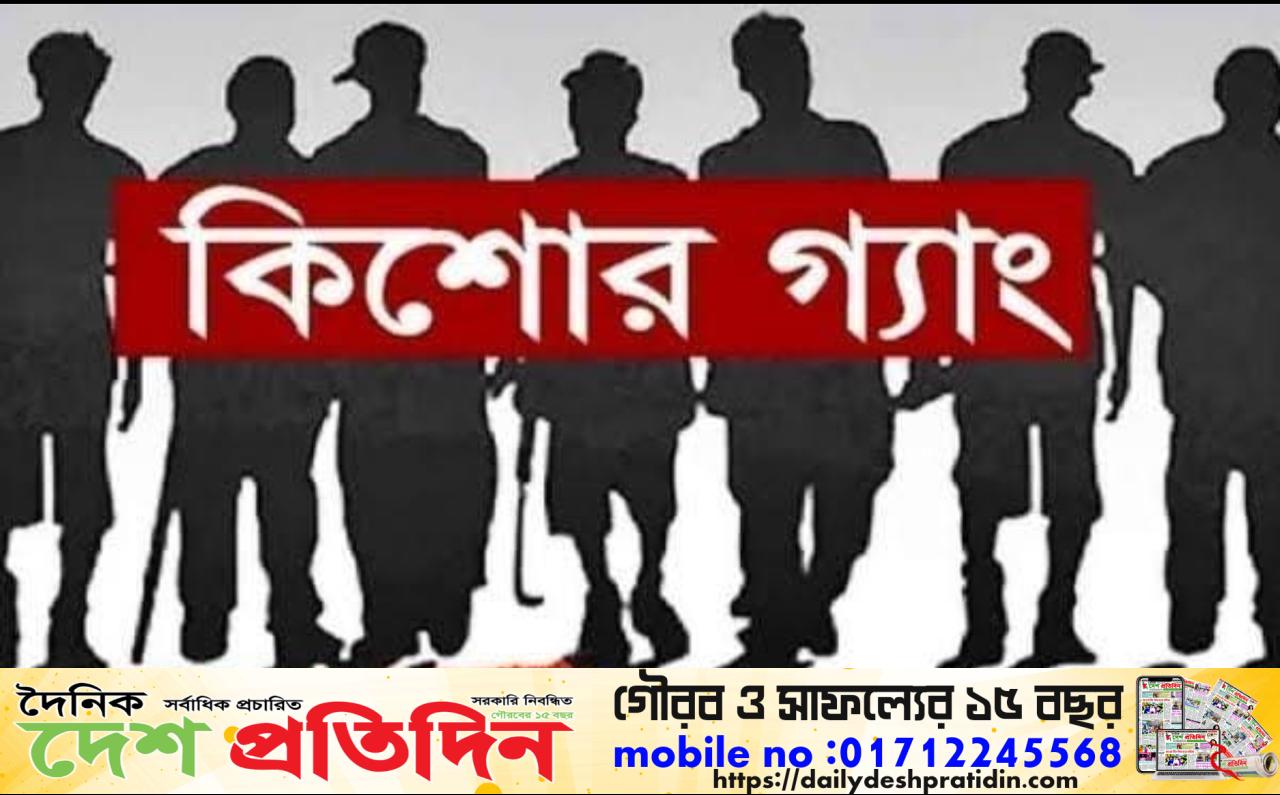 কিশোর গ্যাং য়ের তান্ডবের স্বীকার স্কুলের ছাত্র ছাত্রীরাঃ